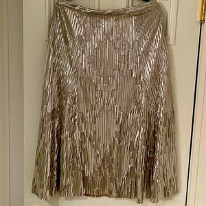 Maeve golden skirt size 12